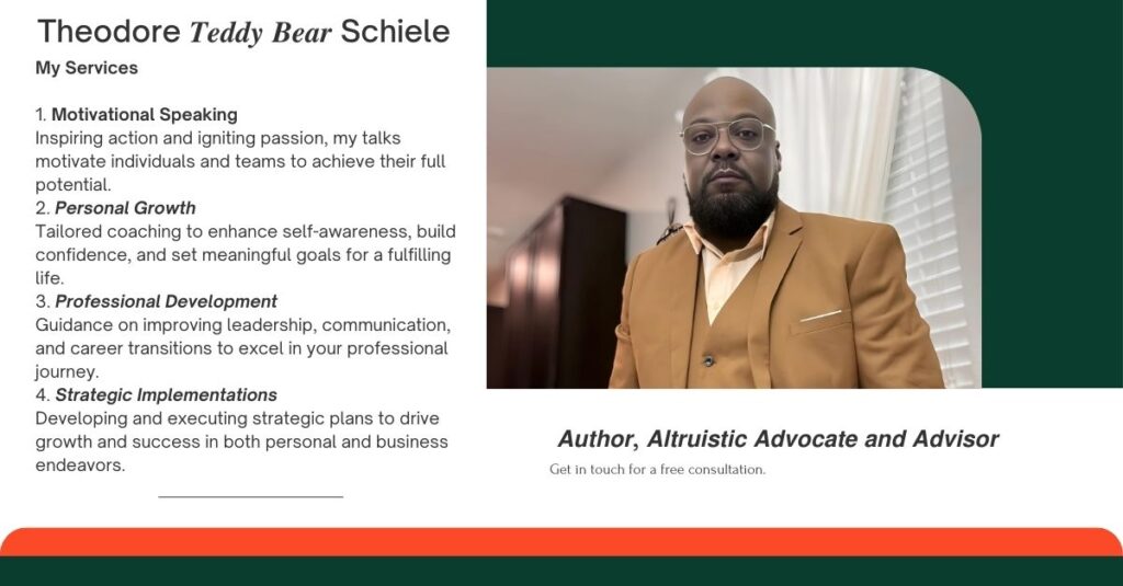 Theodore Teddy Bear Schiele | Unlock Your Potential with Expert Guidance: My Services